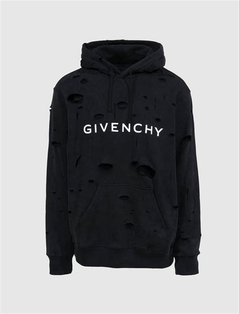 givenchy ape sweatshirt|givenchy hoodie with holes.